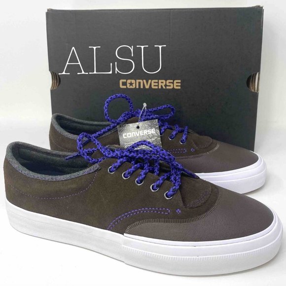 🔥SALE!🔥 Converse Sneakers Men's 153471C Crimson Suede Low Top Hot Chocolate - Picture 3 of 8